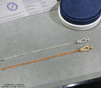 [MIRA]FORCE SMALL HORSESHOE  DIAMOND CHAIN ROPE BRACELET