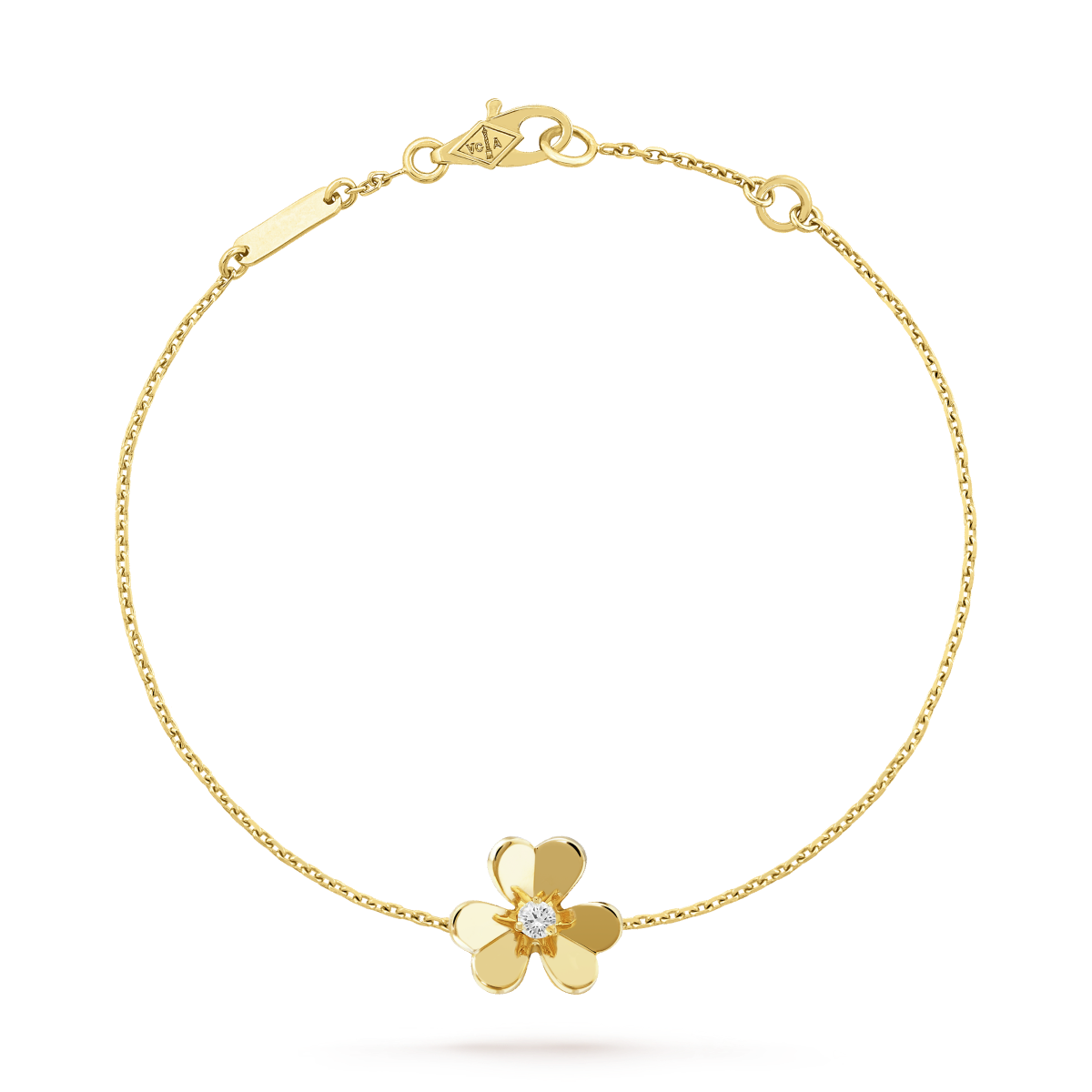 [MIRA]FRIVOLE GOLD FLOWER PINK MALACHITE BRACELET