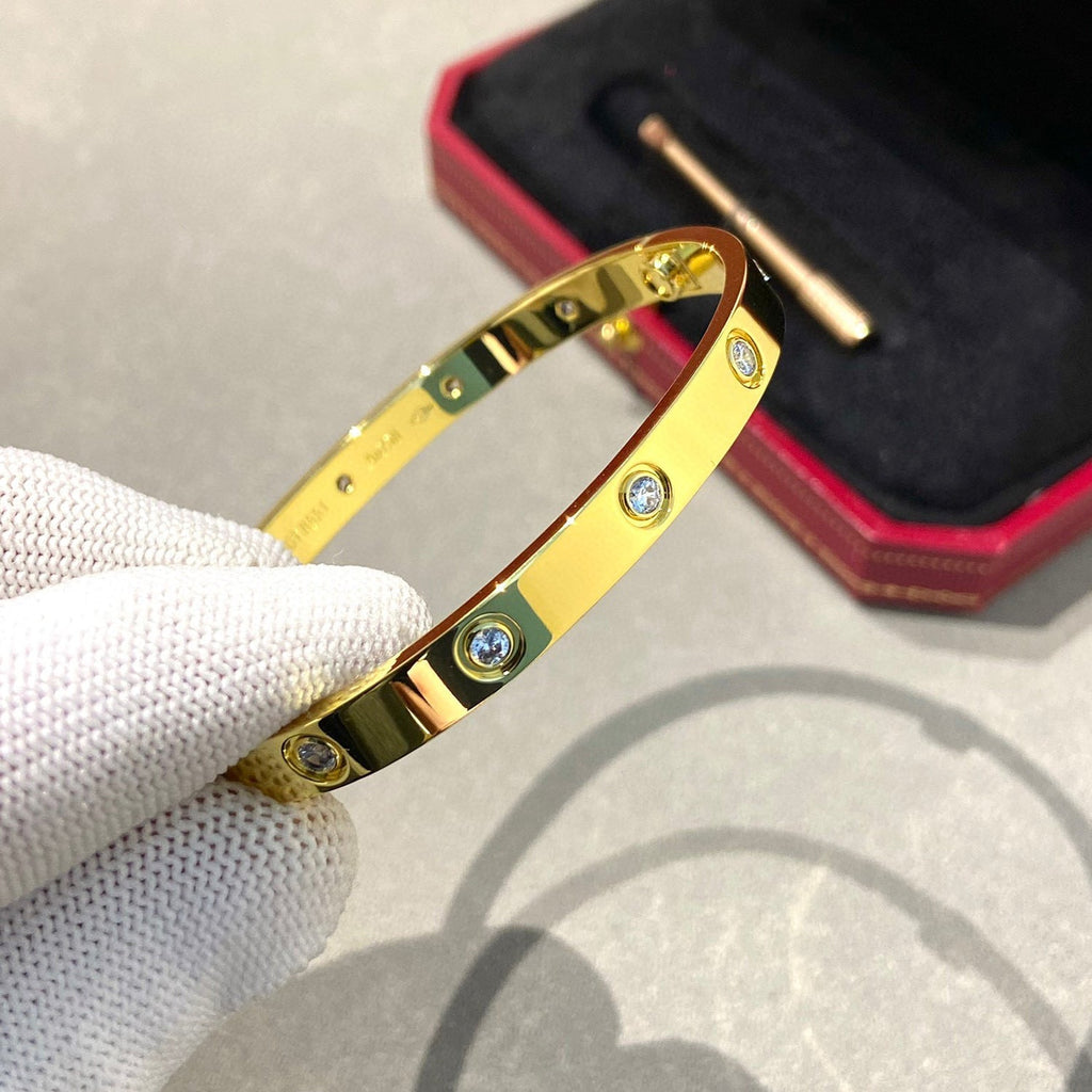 [MIRA]LOVE BRACELET 6.1MM 10 DIAMONDS