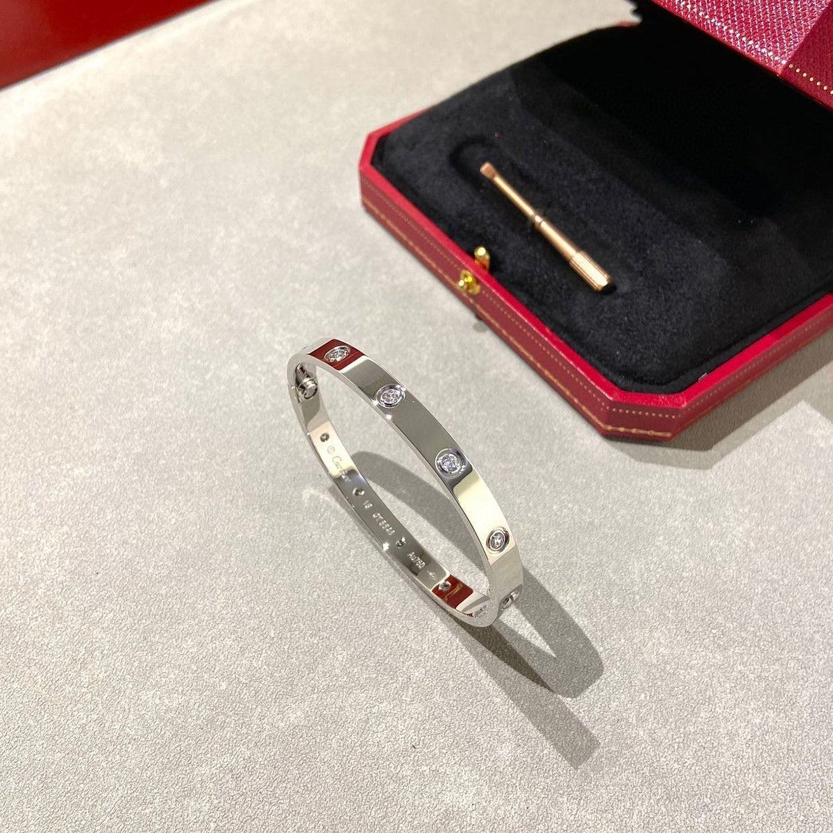 [MIRA]LOVE BRACELET 6.1MM 10 DIAMONDS