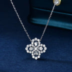 [MIRA]LOOP NECKLACE FULL MOTIF DIAMOND 16MM MULTIPLE COLORS