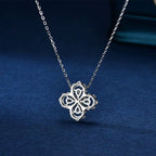 [MIRA]LOOP NECKLACE FULL MOTIF DIAMOND 16MM MULTIPLE COLORS