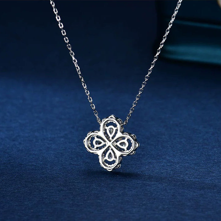 [MIRA]LOOP NECKLACE FULL MOTIF DIAMOND 16MM MULTIPLE COLORS