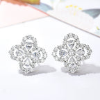 [MIRA]LOOP EARRINGS FULL MOTIF DIAMOND 16MM