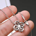 [MIRA]LOOP NECKLACE FULL MOTIF DIAMOND 16MM MULTIPLE COLORS