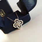 [MIRA]LOOP NECKLACE FULL MOTIF DIAMOND 16MM MULTIPLE COLORS
