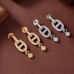[MIRA]HM CHAINE DIAMOND EARRINGS
