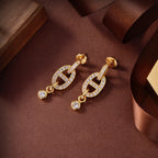 [MIRA]HM CHAINE DIAMOND EARRINGS