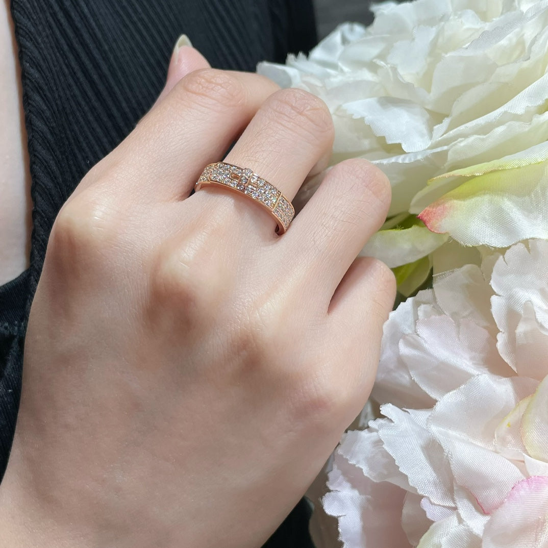 [MIRA]KELLY PINK GOLD DIAMOND RING