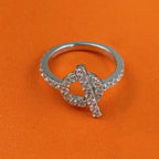 [MIRA]ECHAPPEE RING SILVER DIAMOND