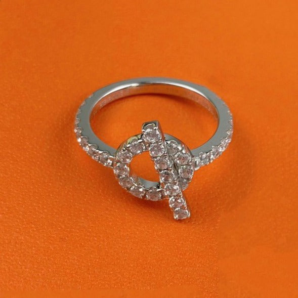 [MIRA]ECHAPPEE RING SILVER DIAMOND