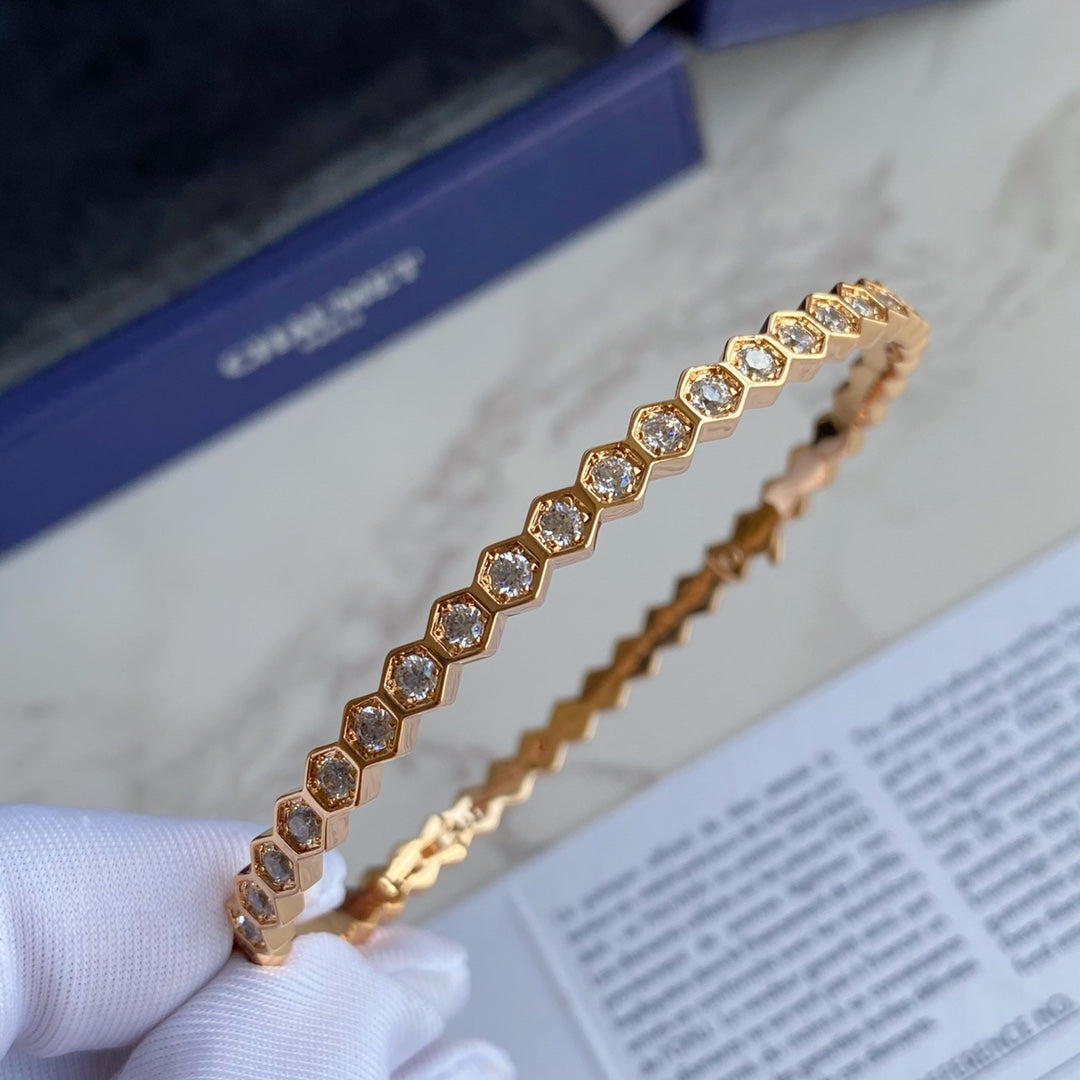 [MIRA]BEE LOVE GOLD BRACELET FULL DIAMOND