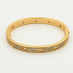 [MIRA]LOVE BRACELET 6.1MM DIAMOND-PAVED 10 BIG DIAMONDS