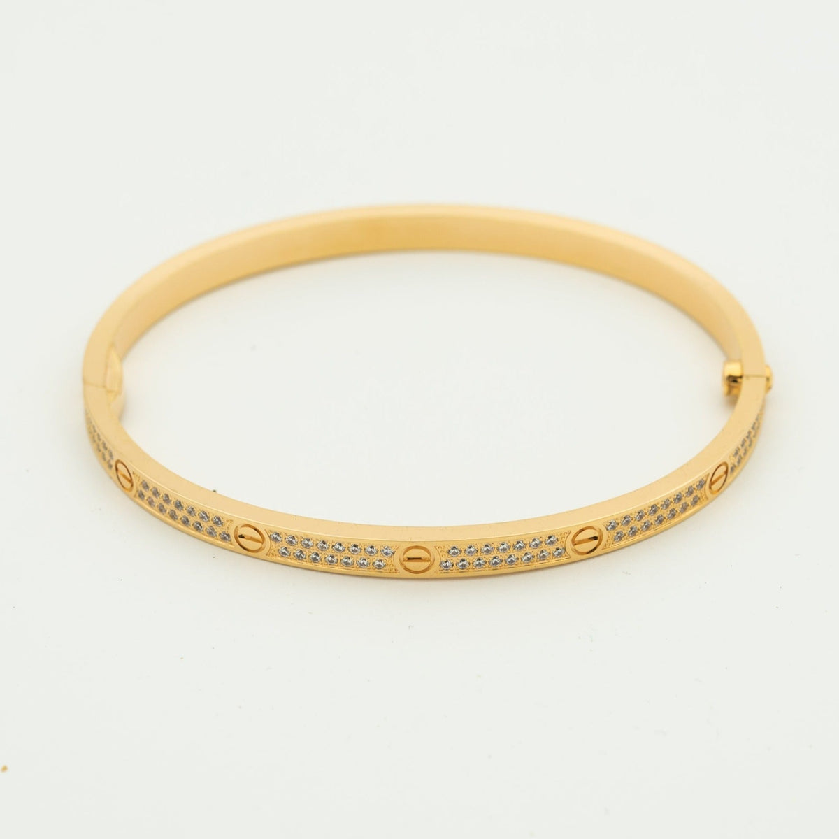 [MIRA]LOVE BRACELET 3.65MM DIAMOND-PAVED