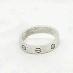 [MIRA]LOVE RING 4MM 1 DIAMOND SILVER
