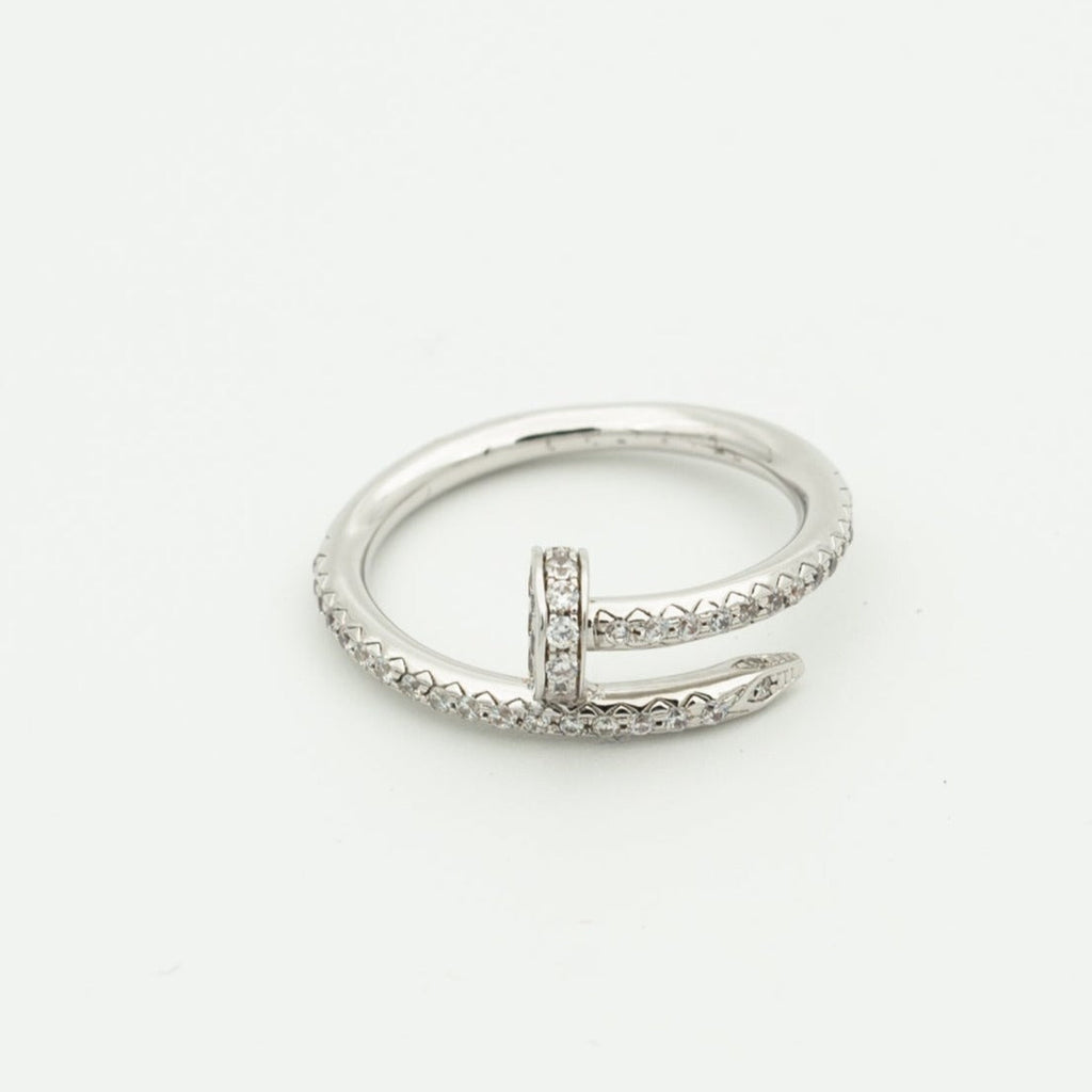 [MIRA]JUSTE RING 1.8MM SILVER DIAMONDS