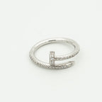 [MIRA]JUSTE RING 1.8MM SILVER DIAMONDS