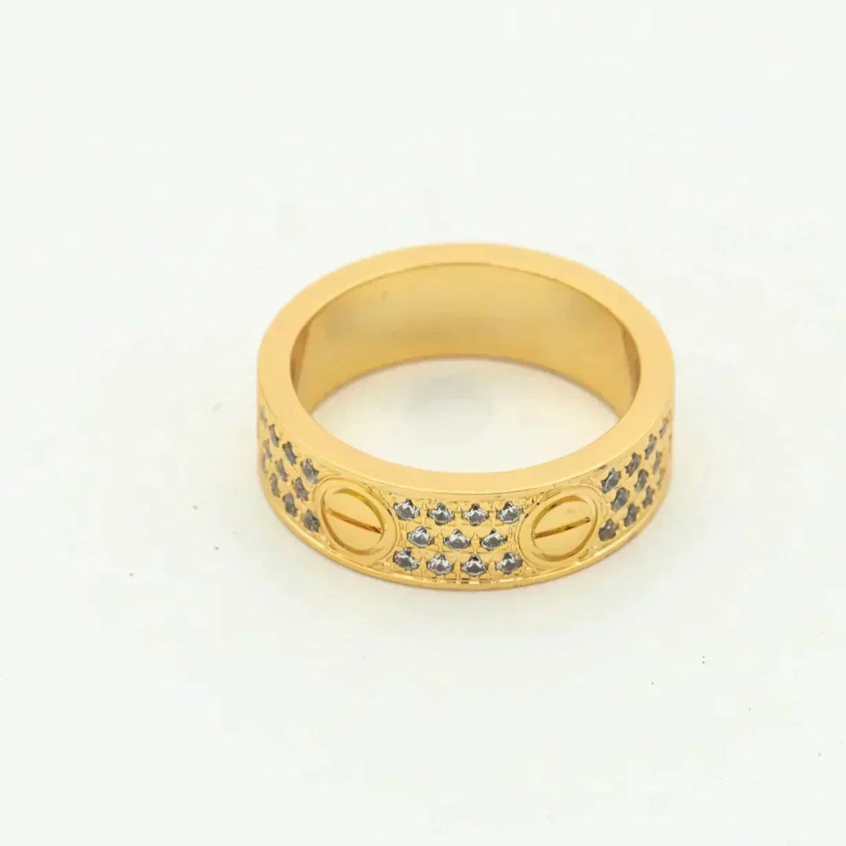 [MIRA]LOVE RING 5.5MM DIAMONDS PAVED