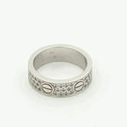 [MIRA]LOVE RING 5.5MM DIAMONDS PAVED