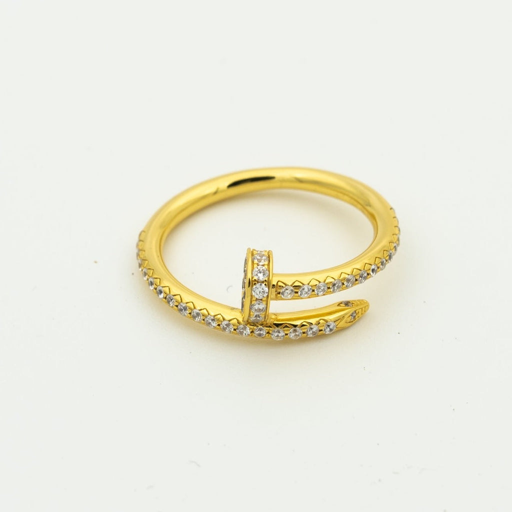 [MIRA]JUSTE RING 1.8MM GOLD DIAMONDS