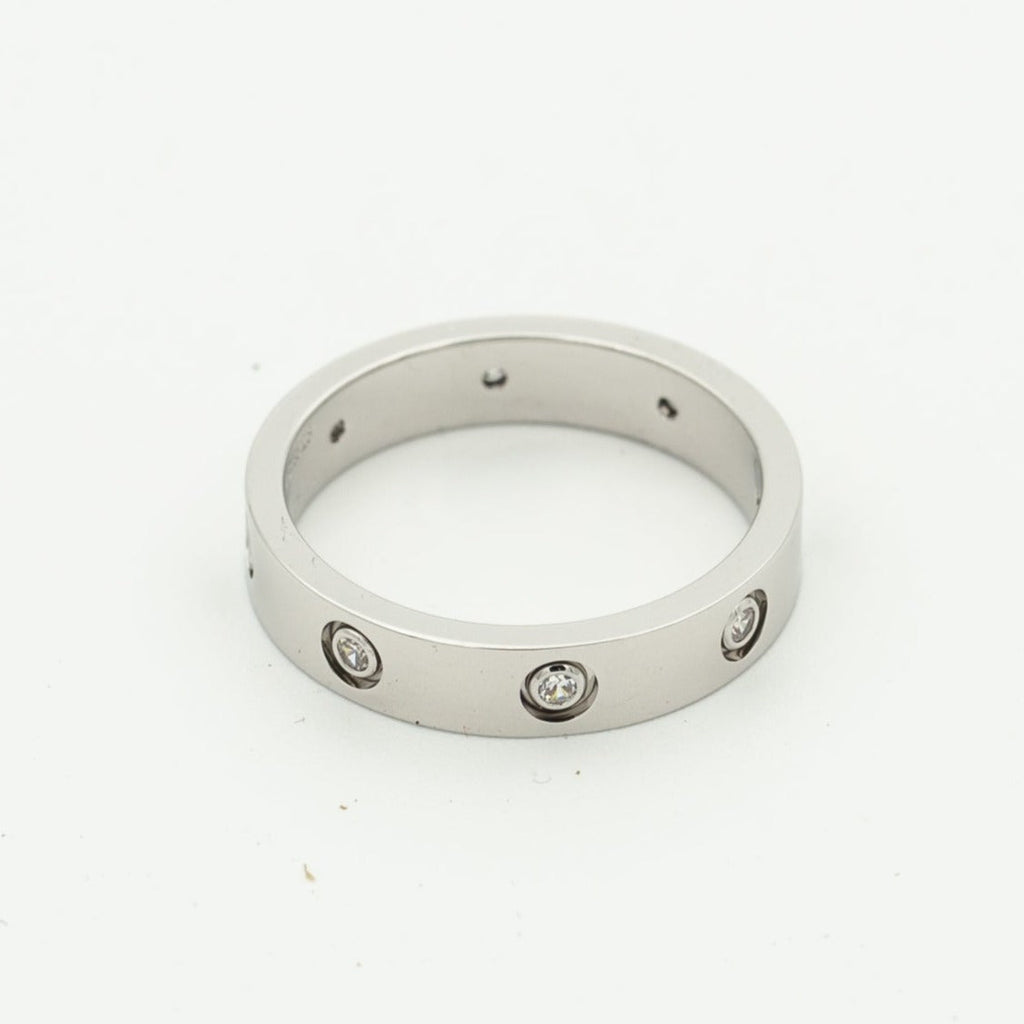 [MIRA]LOVE RING 3.6MM 8 DIAMONDS