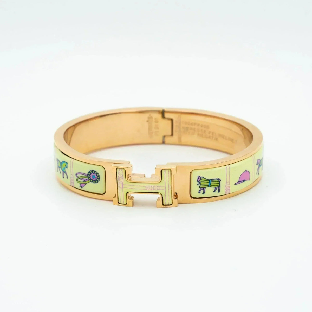 [MIRA]H PINK GOLD BRACELET CREAM CERAMIC