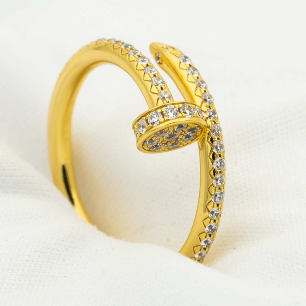 [MIRA]JUSTE RING 1.8MM GOLD DIAMONDS