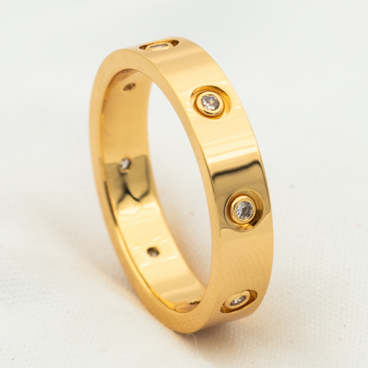 [MIRA]LOVE RING 3.6MM 8 DIAMONDS