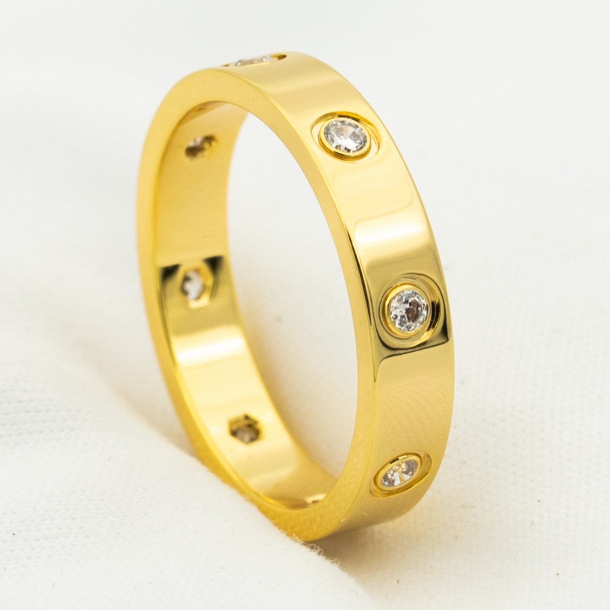 [MIRA]LOVE RING 3.6MM 8 DIAMONDS