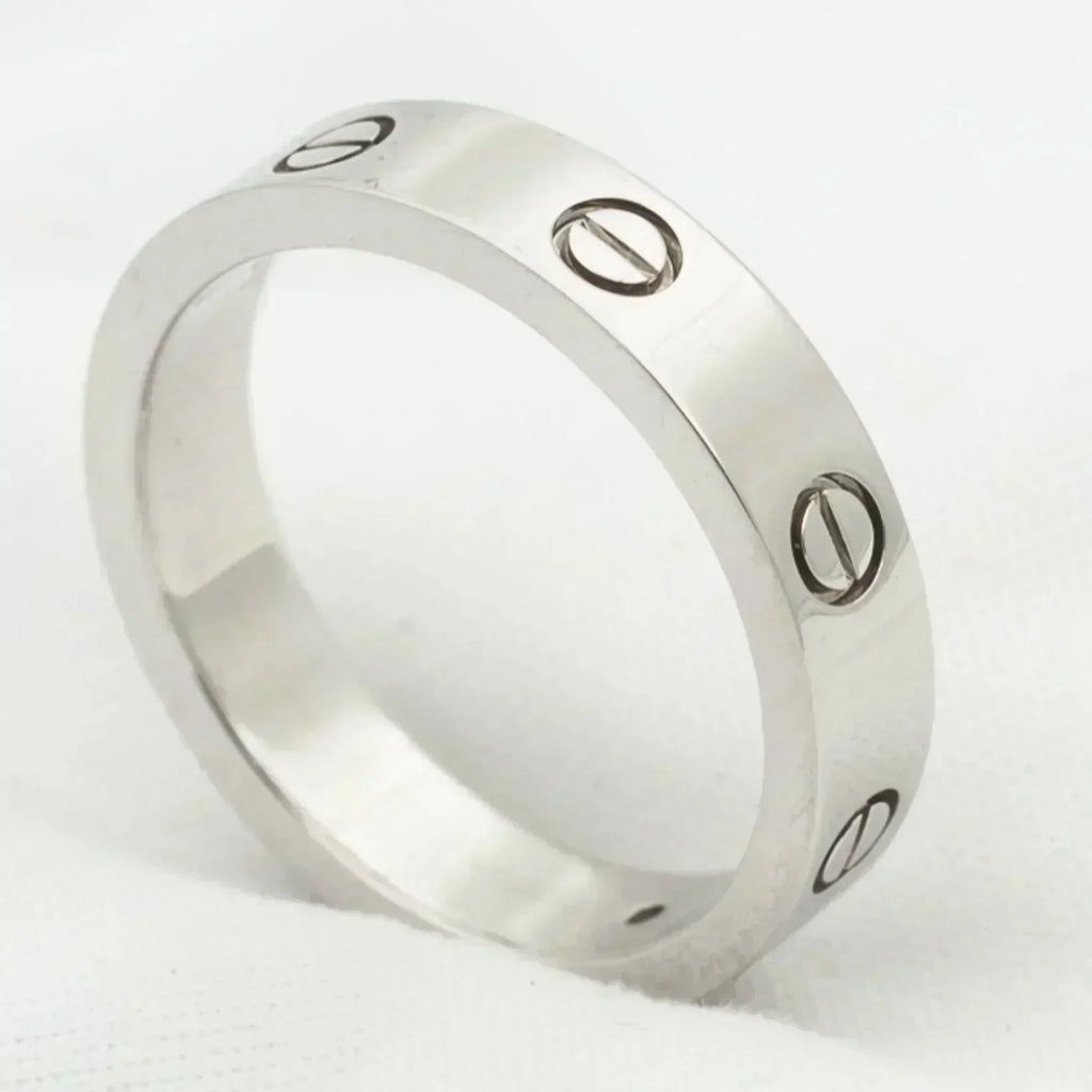 [MIRA]LOVE RING 4MM 1 DIAMOND SILVER