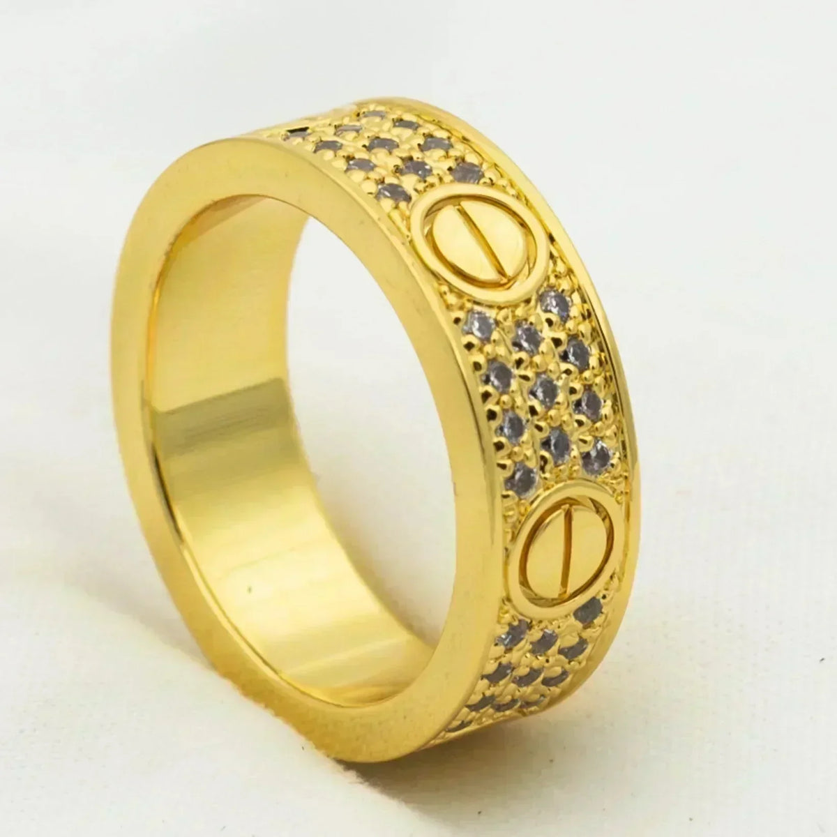 [MIRA]LOVE RING 5.5MM DIAMONDS PAVED