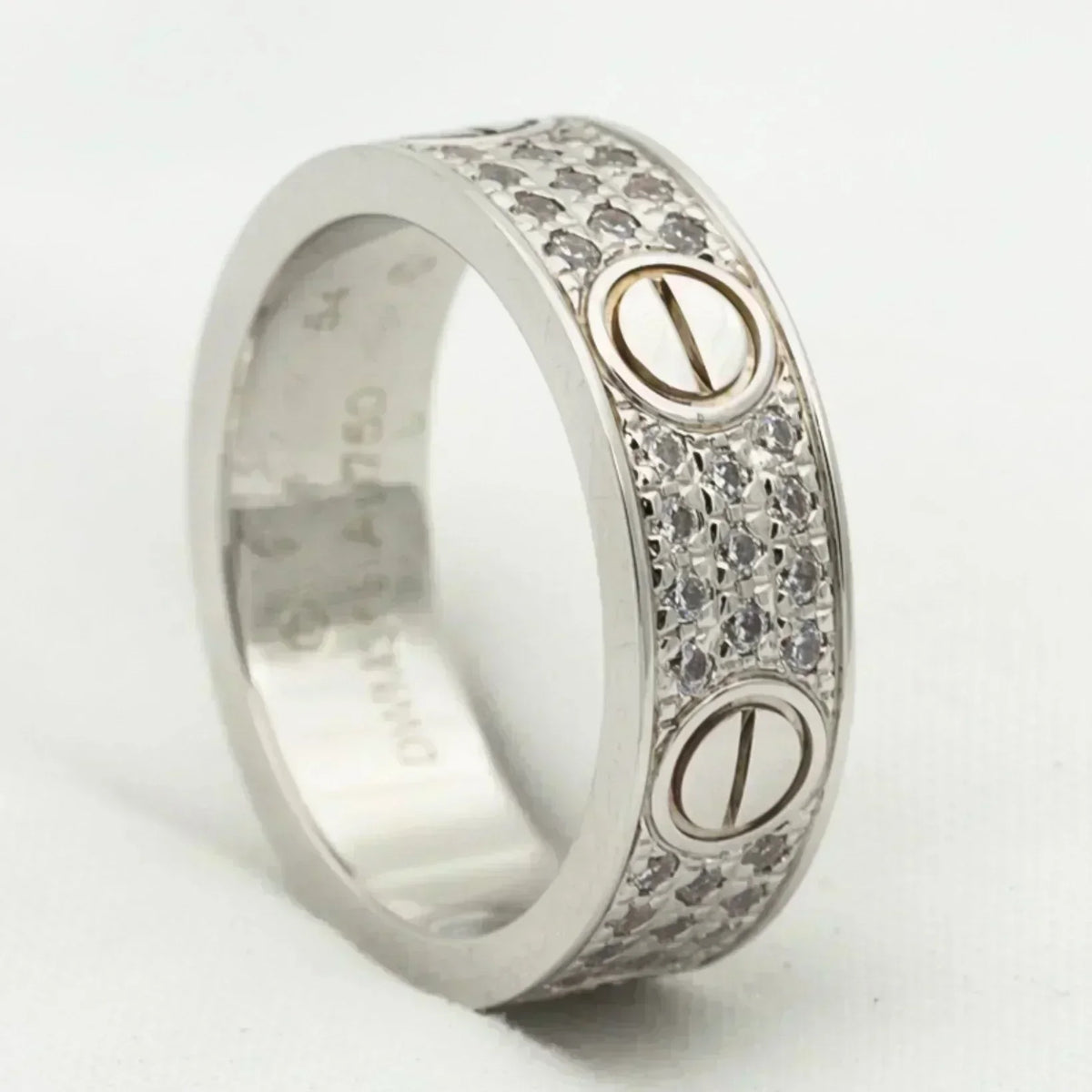 [MIRA]LOVE RING 5.5MM DIAMONDS PAVED