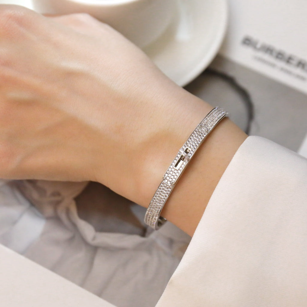 [MIRA]KELLY BRACELET DIAMOND PAVED