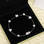[MIRA]FRIVOLE SILVER 9 FLOWERS NECKLACE