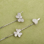 [MIRA]FRIVOLE SILVER 9 FLOWERS NECKLACE