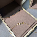 [MIRA]JEUX DE PINK GOLD DIAMOND NECKLACE
