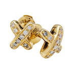 [MIRA]JEUX DE GOLD DIAMOND EARRINGS
