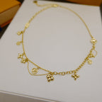 [MIRA]BLOOMING SUPPLE NECKLACE BRASS