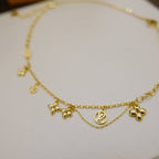 [MIRA]BLOOMING SUPPLE NECKLACE BRASS