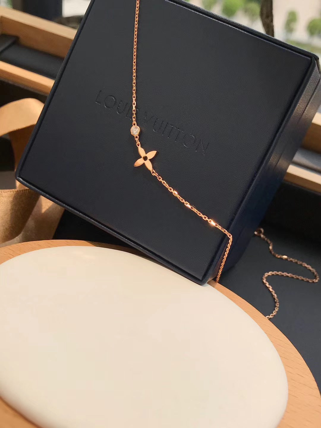 [MIRA]BLOSSOM PENDANT PINK GOLD AND DIAMOND