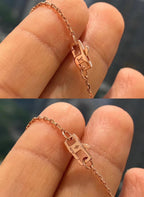 [MIRA]BLOSSOM PENDANT PINK GOLD AND DIAMOND