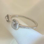 [MIRA]MY TWIN TOI & MOI SILVER DIAMOND RING