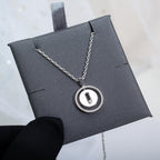 [MIRA]LUCKY MOVE PM NECKLACE SILVER DIAMOND