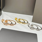 [MIRA]CREOLES MOVE UNO PM DIAMOND EARRINGS