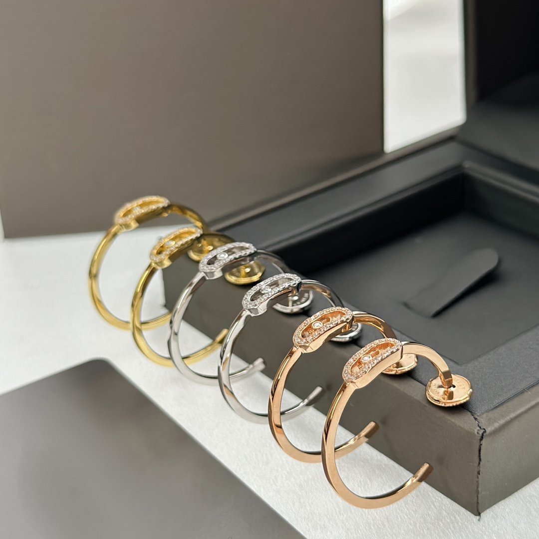 [MIRA]CREOLES MOVE UNO PM DIAMOND EARRINGS
