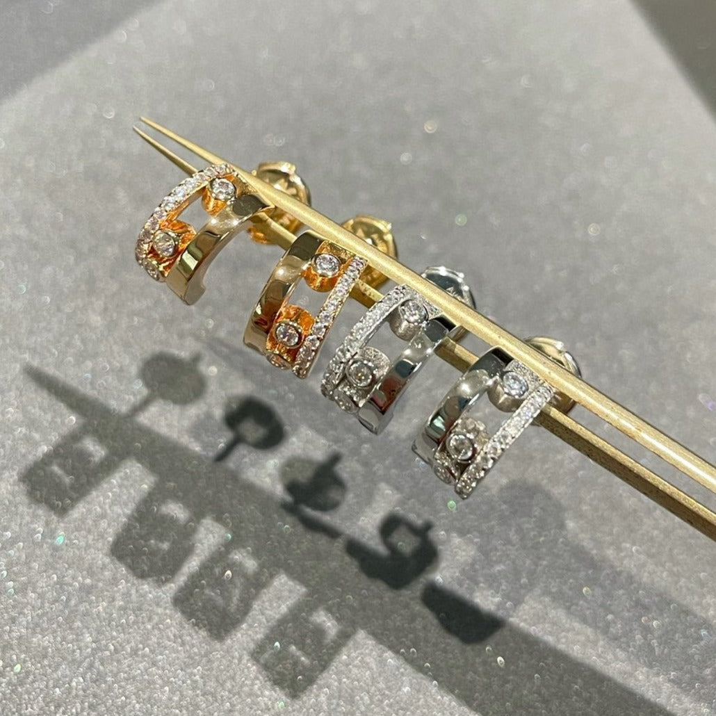 [MIRA]MOVE ROMANE EARRINGS DIAMOND