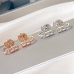 [MIRA]CREOLES MOVE UNO MINI 1 DIAMOND EARRINGS