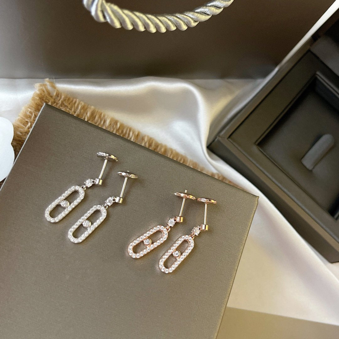 [MIRA]DORMEUSES MOVE UNO DIAMOND EARRINGS