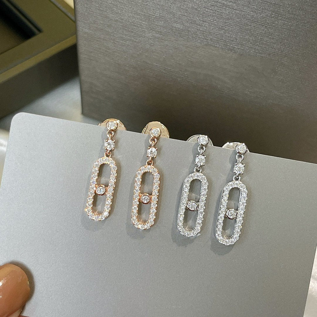[MIRA]DORMEUSES MOVE UNO DIAMOND EARRINGS