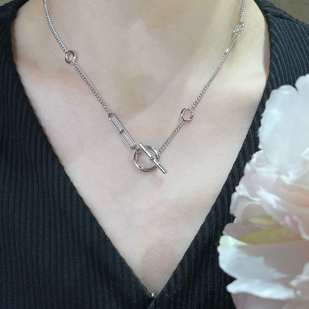 [MIRA]HM STERLING CHAINE D'ANCRE HEART